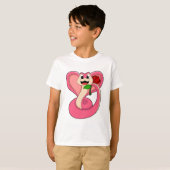 Schlange mit Rose T-Shirt (Vorne ganz)