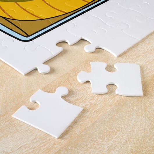 Schlange mit Saft Puzzle (Seite)