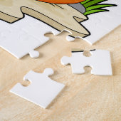 Schlange mit Schädel Puzzle (Seite)