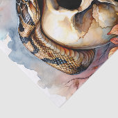 Schlange mit Schädelspalten Seidenpapier (Ausschnitt)