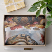 Schlange mit Schädelspalten Seidenpapier (Geschenk)