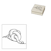 Schlange mit schlechter Briefmarke aus Gummi Gummistempel (Stempel)