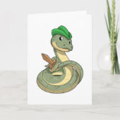 Schlange mit Schwert Karte (Vorderseite)