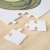 Schlange mit Schwert Puzzle (Seite)