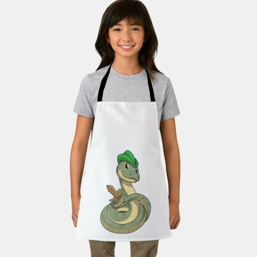 Schlange mit Schwert Schürze (Insitu)