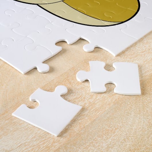 Schlange mit Schwimmbrille Puzzle (Seite)