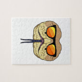 Schlange mit Sonnenbrille Puzzle (Horizontal)