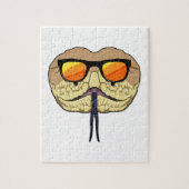 Schlange mit Sonnenbrille Puzzle (Vertikal)