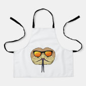 Schlange mit Sonnenbrille Schürze (Vorderseite)