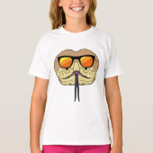 Schlange mit Sonnenbrille T-Shirt (Vorderseite)