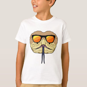 Schlange mit Sonnenbrille T-Shirt