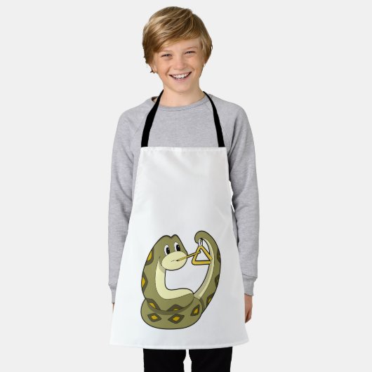 Schlange mit Triangle.PNG Schürze (Getragen)