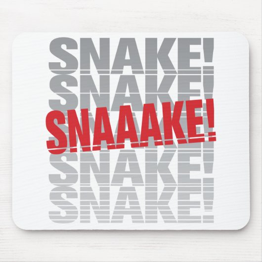 Schlange! Mousepad (Vorne)