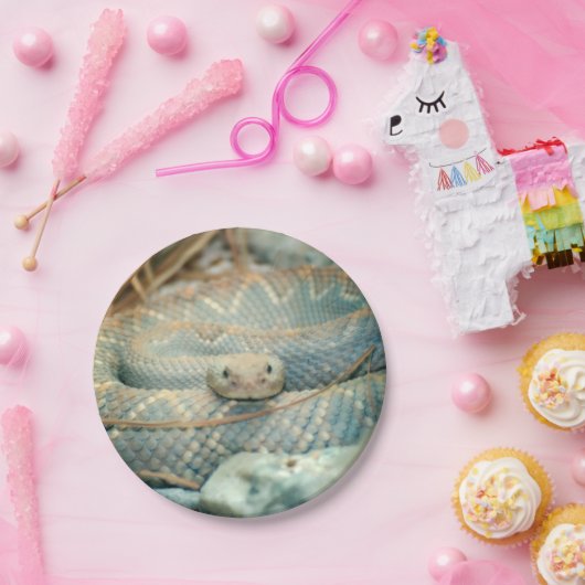 Schlange Pappteller (Party)