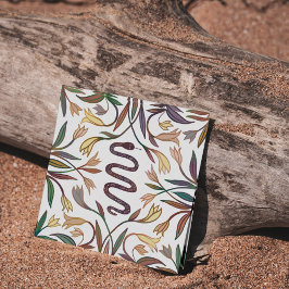 Schlange Pflanze Astrologie Yoga Heialer Tarot Okk Quadratische Visitenkarte