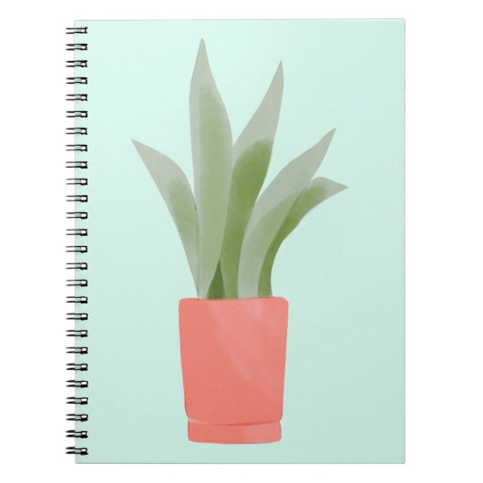 Schlange Pflanze - Blühen, wo Sie gepflanzt sind Notizblock (Vorderseite)