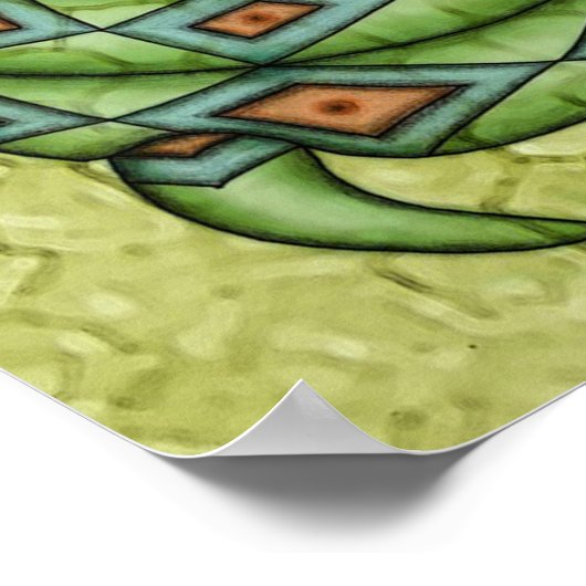 Schlange Poster (Ecke)