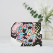 Schlange Postkarte (Stehend Vorderseite)