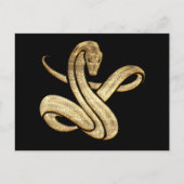 Schlange Postkarte (Vorderseite)