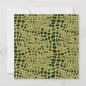 Schlange Print Baby Dusche Einladung (Rückseite)