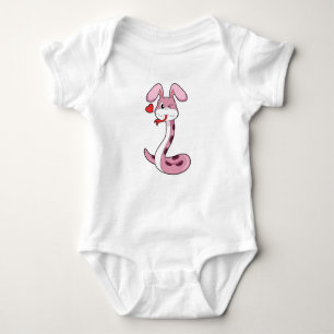 Schlange Rabbit Herz Baby Strampler