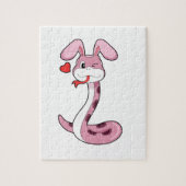 Schlange Rabbit Herz Puzzle (Vertikal)
