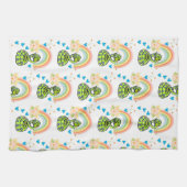 Schlange Rainbow Floral Kitchen Handtuch (Horizontal)