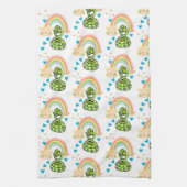 Schlange Rainbow Floral Kitchen Handtuch (Vertikal)