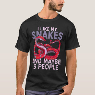 Schlange Raubtier Reptile Haustier Schlange T-Shirt