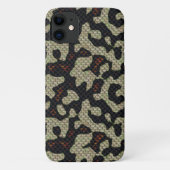 Schlange Reptil wie digitale Textur Print Case-Mate iPhone Hülle (Rückseite)