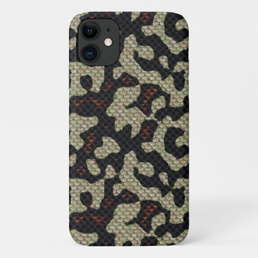 Schlange Reptil wie digitale Textur Print Case-Mate iPhone Hülle (Rückseite)
