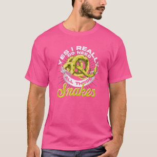 Schlange Reptile Keeper Tierschlange T-Shirt