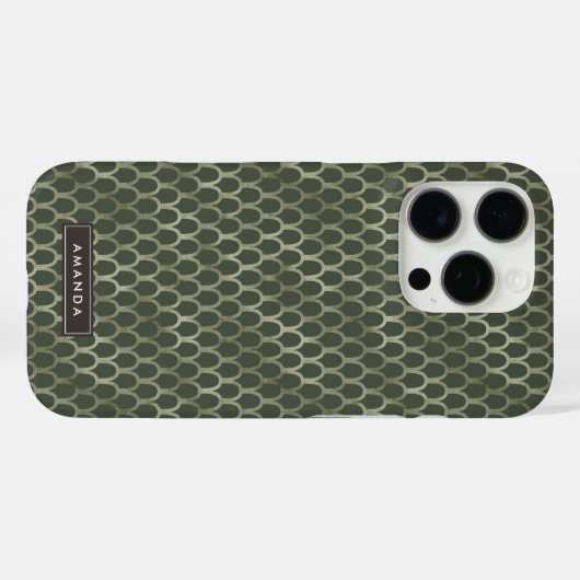 Schlange Reptile Wildtierhautmuster Case-Mate iPhone Hülle (Rückseite (Horizontal))