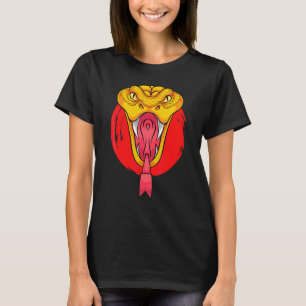 Schlange Reptilien Pfleger Raubtier Tier Haustier T-Shirt