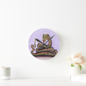 Schlange Runde Wanduhr (Zuhause)