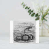 Schlange/Schlange Postkarte (Stehend Vorderseite)