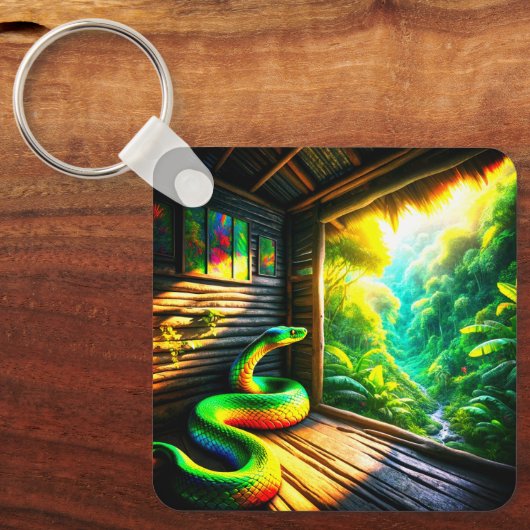 Schlange Schlüsselanhänger (Vorderseite)