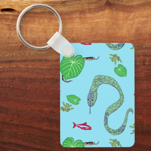 Schlange Schlüsselanhänger Neujahr (Vorderseite)