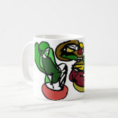 Schlange schön kaffeetasse (Vorderseite Links)