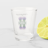 Schlange-Schottenthistle Schnapsglas (Rückseite)