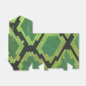 Schlange Schwarz und Grün Geschenkschachtel (Ungefaltet)