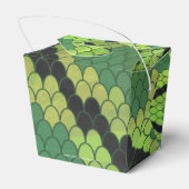 Schlange Schwarz und Grün Geschenkschachtel (Rückseite)