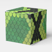 Schlange Schwarz und Grün Geschenkschachtel (Vorderseite)