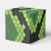 Schlange Schwarz und Grün Geschenkschachtel (Rückseite)