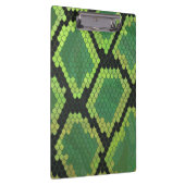 Schlange Schwarz und Grün Klemmbrett (Rechts)