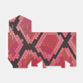 Schlange Schwarz und Rot Print Geschenkschachtel (Ungefaltet)