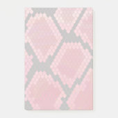 Schlange Schwarz und Rot Print Post-it Klebezettel (Vorderseite)