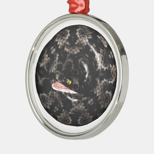 Schlange Silbernes Ornament (Links)