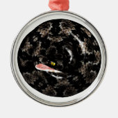 Schlange Silbernes Ornament (Vorne)