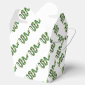 Schlange Silhouette für Schwarz und Grün Geschenkschachtel (Geöffnet)